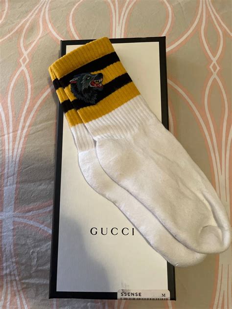 gucci wolf socks|gucci socks women.